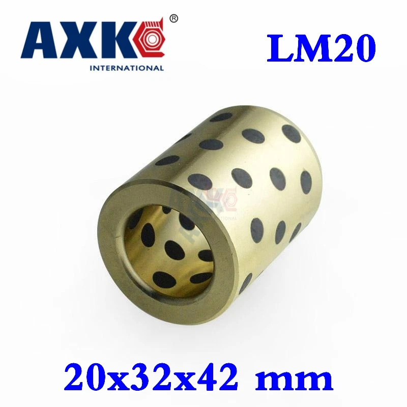 2021 Ball Bearing Rodamientos Axk 20x32x42 Mm Linear Graphite Copper Set Bushing Oil Self-lubricating Jdb Lm20uu Lm20 | Обустройство