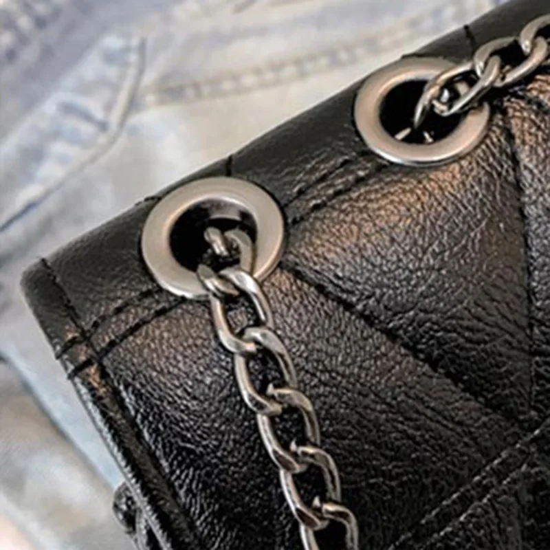 Women Winter Hot INS Popular Chain Shoulder Bags Fashion Travel Female Flap Mini Handbag PU Ladies Design Messenger Bolsa SS3481 (3)