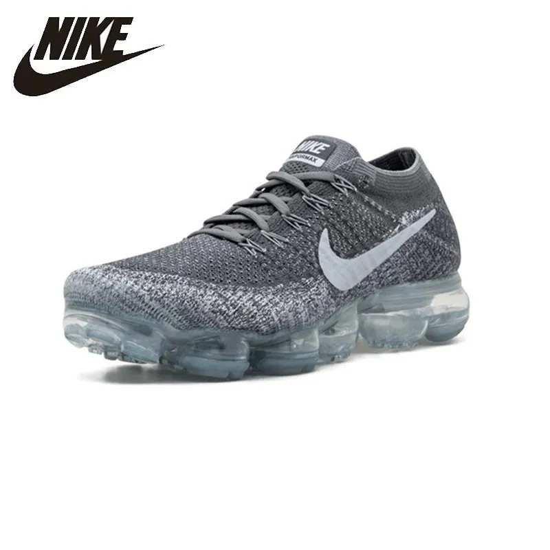 NIKE Air Vapor max Flyknit Original Comfortable Men's Running Shoes Stability Lightweight Sneakers Shoes 849558-002