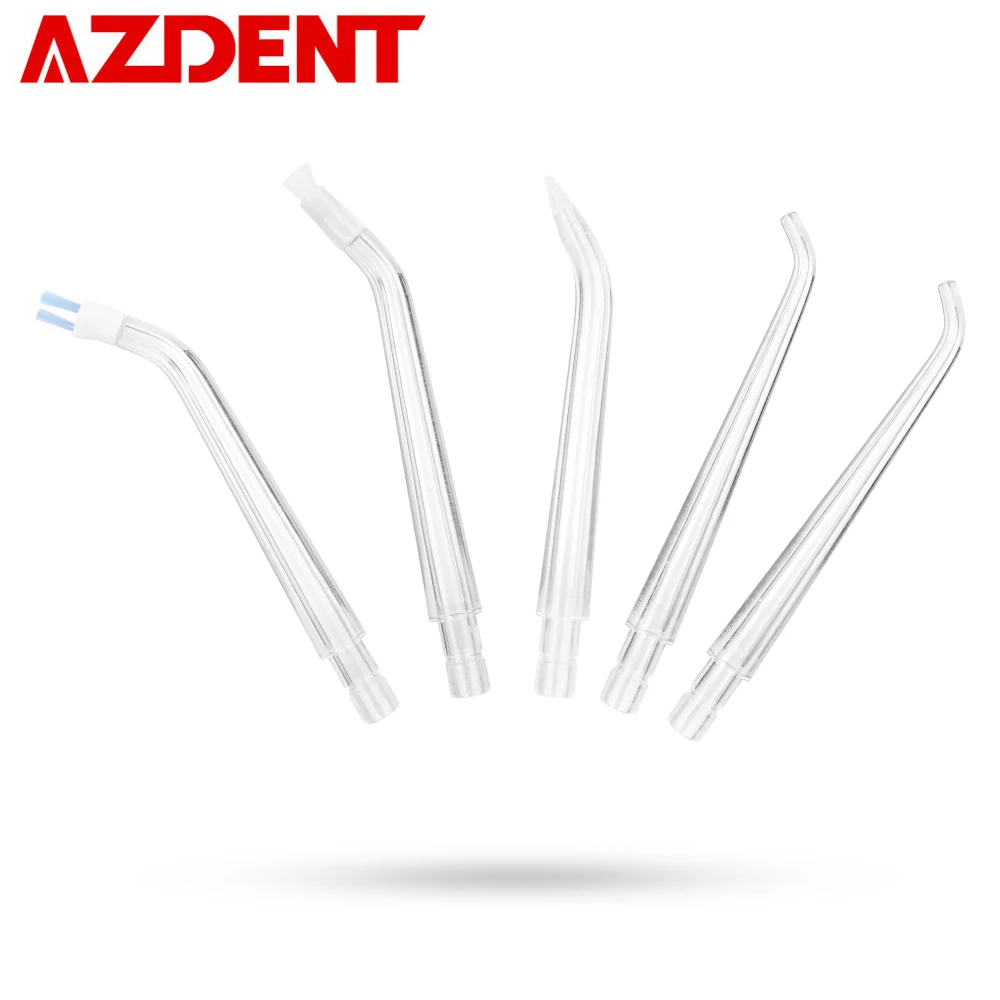 5 сменных наконечников для AZDENT AZ-007 Gen2/AZ-008 Pro ирригатор для полости рта водный стоматологический Flosser USB Перезаряжаемый водонепроницаемый 5 насадок