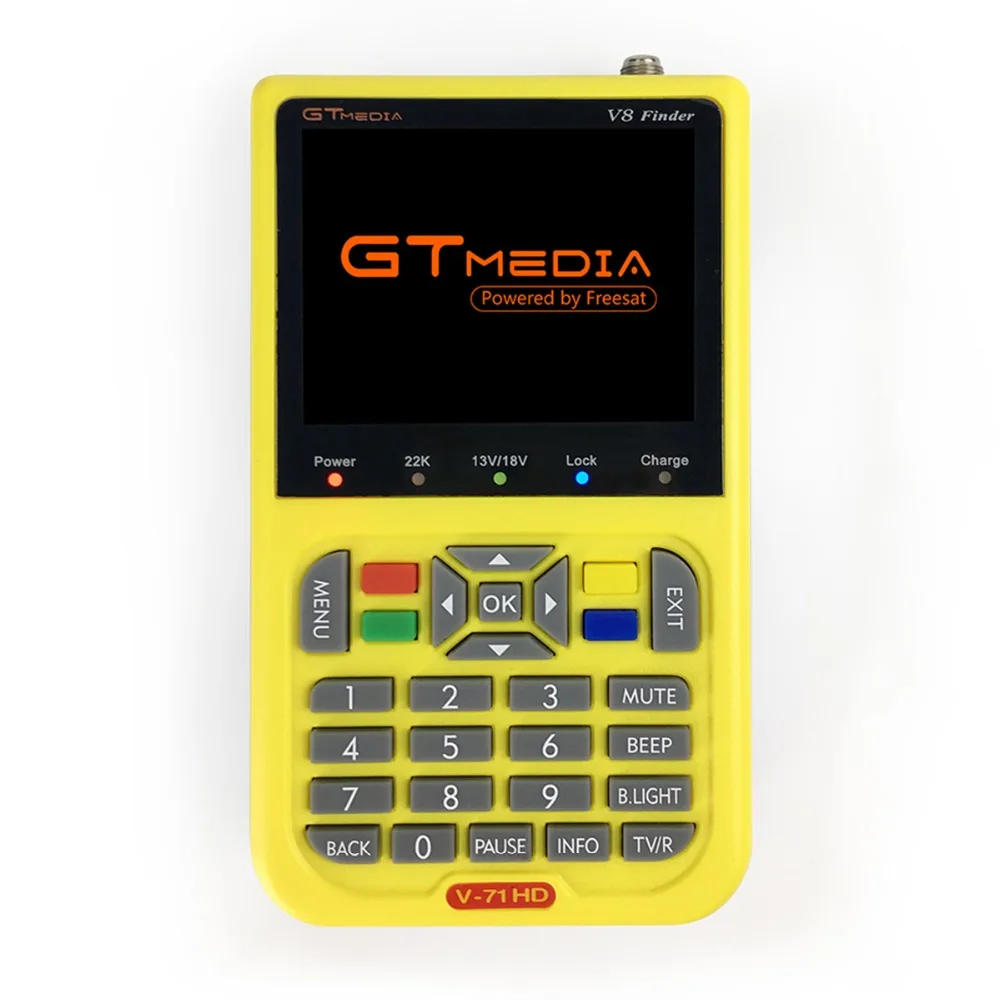

Freesat GTMEDIA V8 Finder digital satellite Finder HD DVB-S2 High Definition 3.5" LCD Satellite Finder MPEG-2 MPEG-4 Freesat