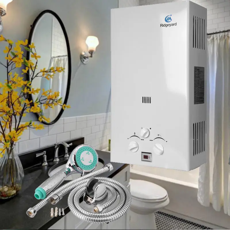 

(Ship from USA) 10L 20KW Gas LPG Hot Water Heater Instant Propane 10/min Tankless Boiler Shower
