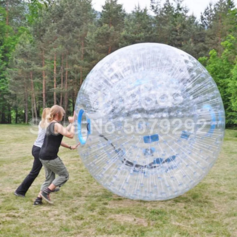 2,5 M Dia Zorbing мяч высшего качества надувной Зорб шар Человеческого Размера шар для хомяка/травяной шар для игр на открытом воздухе популярный человеческий пузырь