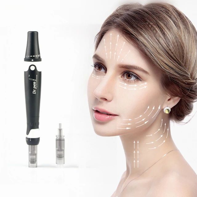 Dr pen Ultima A7 Microneedling Derma Skin Care Pen Auto Nano Chip Therapy System Permanent Derma Makeup Pen with Needle Tips