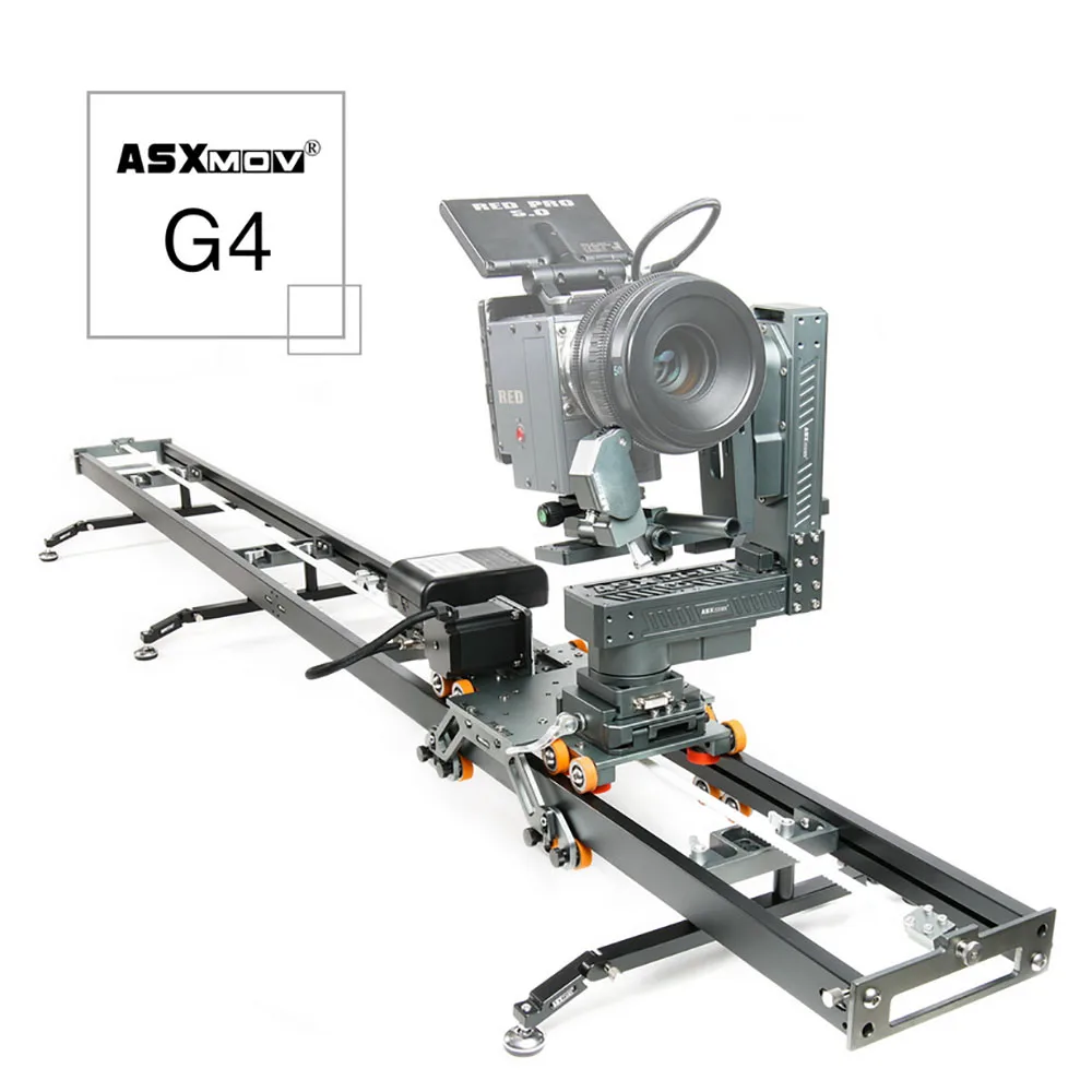 ASXMOV G4 подключаемый беспроводной/APP контролируемый видео стабилизатор моторизованный трек система камеры Долли слайдер для видеосъемки