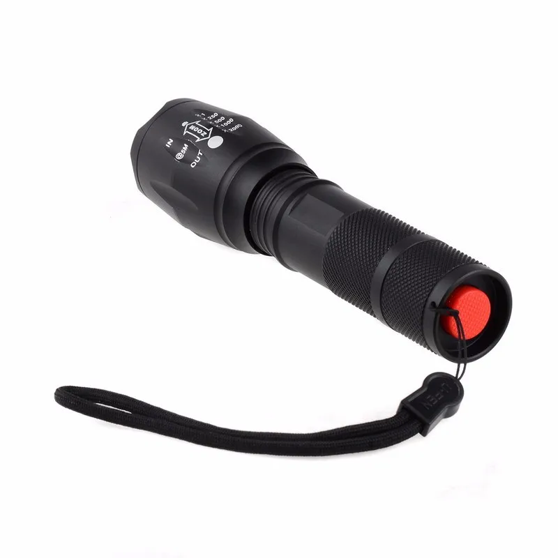 Светодиодный светильник-вспышка, алюминиевый водонепроницаемый ZoomableTorch светильник для 18650 аккумуляторной батареи или AAA 1 шт. E17 XM-L T6 3800LM