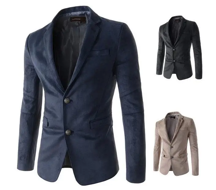 Popular Mens Suede Blazer-Buy Cheap Mens Suede Blazer lots from China ...