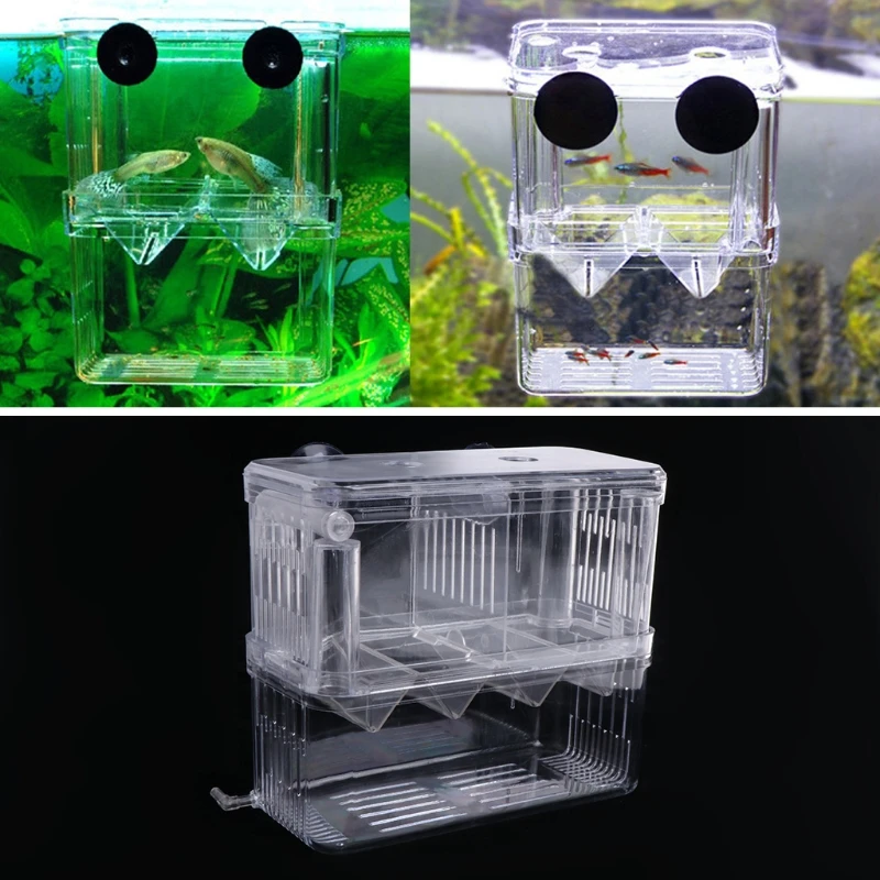 

Aquarium Incubator Fish Tank Separative Box Breeding Double Breeder Insulation