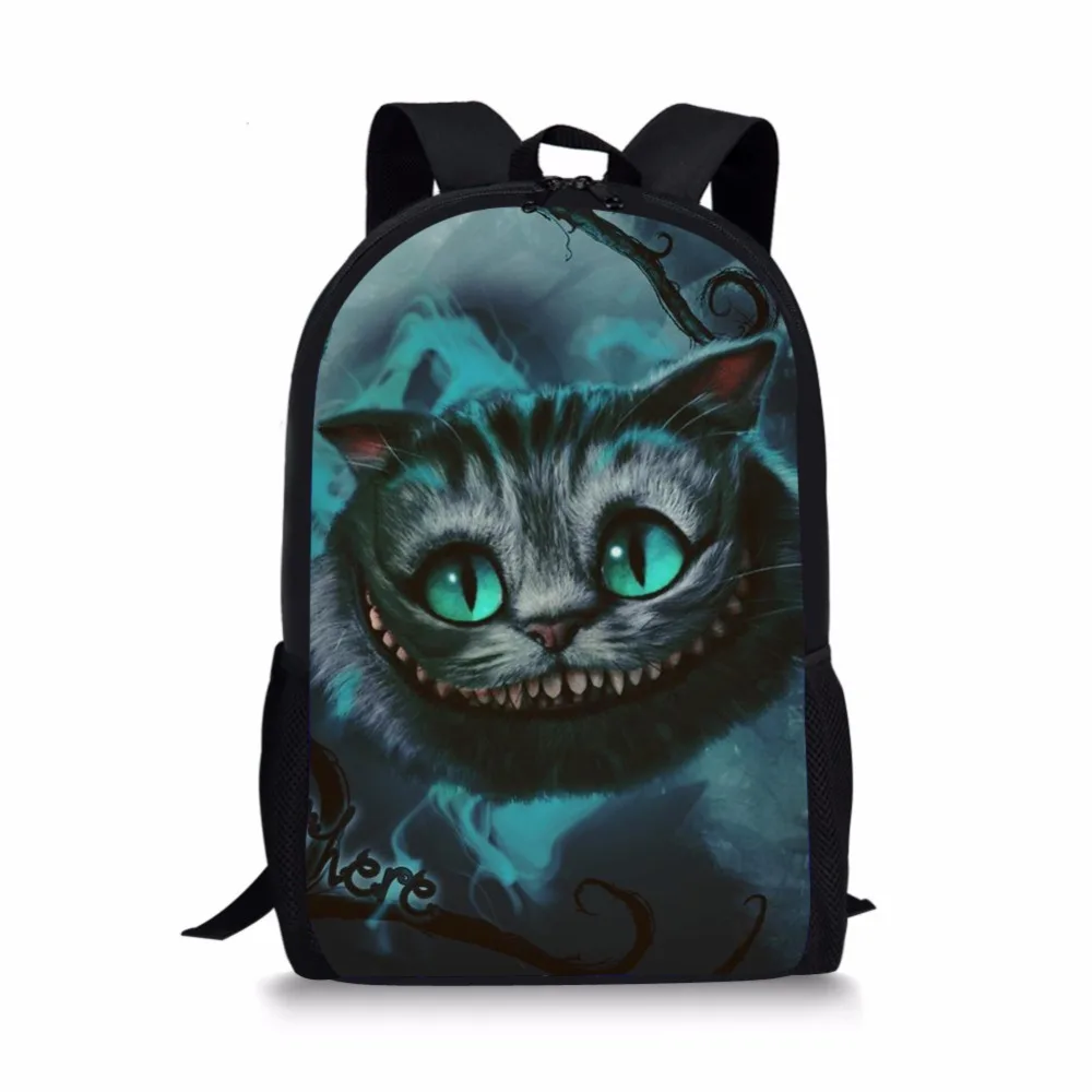 Alice-cheshire-Cat-School-Bags-Cartoon-Children-Backpack-SchoolBags-for-girls-boys-orthopedic-packbag-mochila-escolar