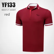 PGM golf Мужская спортивная одежда дышащий материал, впитывающий влагу быстросохнущая футболка для гольфа с короткими рукавами летние высокоэластичные футболки поло для гольфа