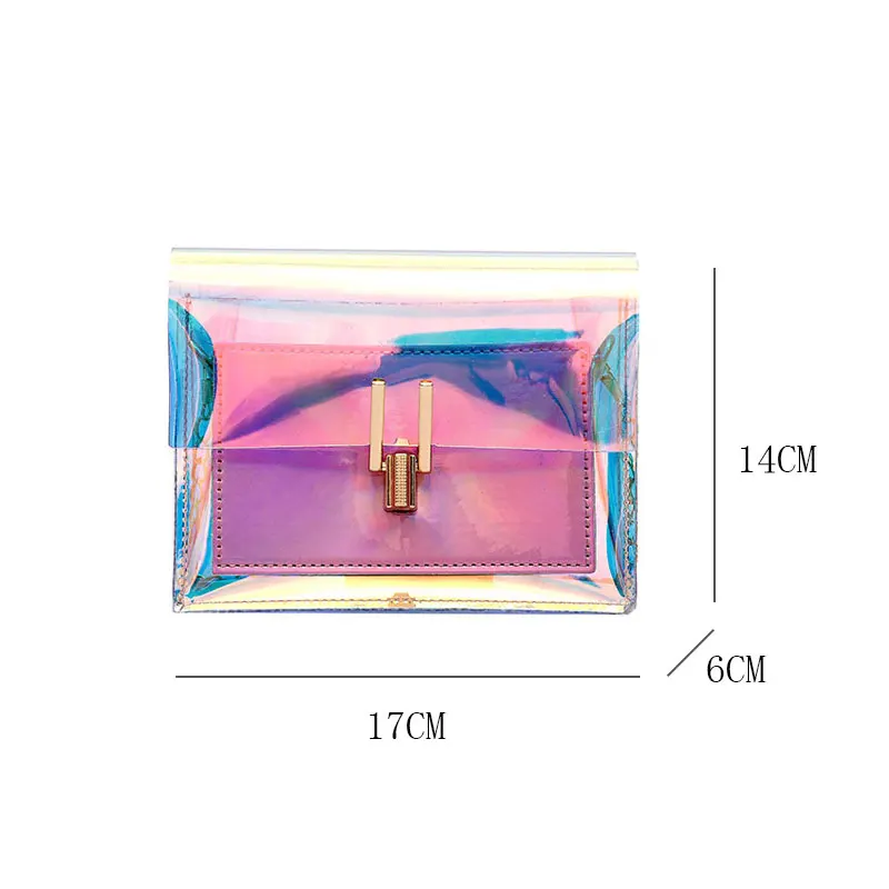 Holographic Women Handbags Laser Messenger Bags Chain Bag Shoulder Bag Clear Transparent Crossbody Bags Purse Flap Holographic Women Handbags Laser Messenger Bags Chain Bag Shoulder Bag Clear Transparent Crossbody Bags Purse Flap