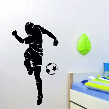 

WALL DECAL VINYL STICKER GYM SPORT FOOTBALL PLAYER