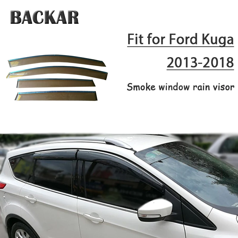 4 шт. защитный козырек от дождя и солнца для автомобиля Ford Kuga 2013 2014 2015 2016 2017 2018 |