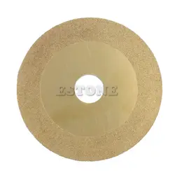100 мм 4 "Алмазное покрытие режущего диска плоское колесо лезвие шлифовальное стекло каменная плитка