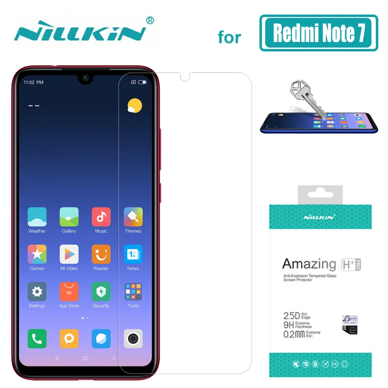 Для Xiao mi Red mi Note 8T 8 7 Pro стекло Nillkin H+ Pro Закаленное стекло-экран протектор для Xiaomi mi 9 Lite 8 9T Pro mi 9 SE стекло