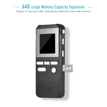 HD 1080 P записывающая цифровая камера видео голос Регистраторы ручка MP3 плеер с 1,4 дюймов Экран Дисплей Поддержка sd-карты объемом до 64 ГБ