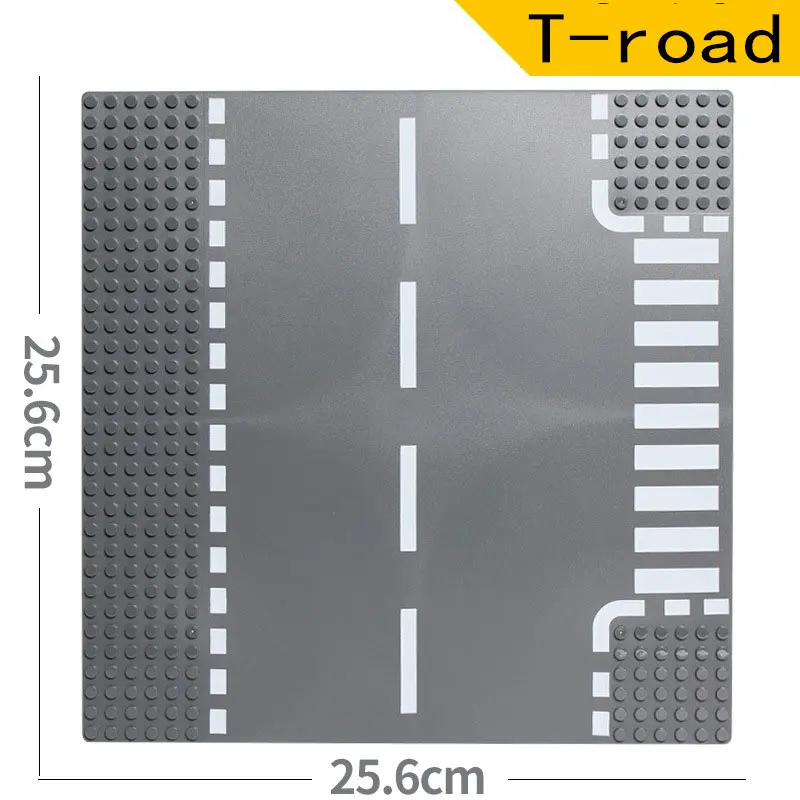 0908 транспортировочный дорожный блок большой блок А-прямоугольный дорожный крест дорога Т-дорога кривая дорога головоломка блоки игрушки