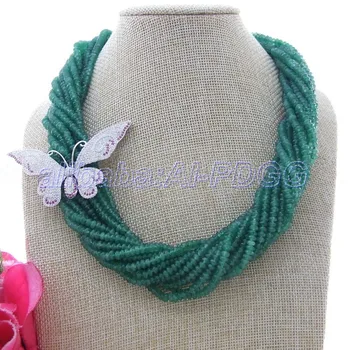 

GG - Green Onyx CZ Pendant Necklace free shipment