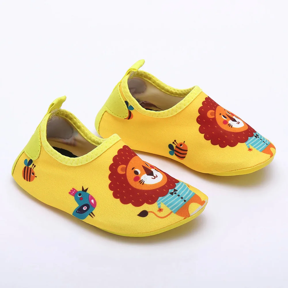 ISHOWTIENDA/Детские Пляжные Носки Для Сноркелинга с изображением Льва для мальчиков и девочек; детская обувь для дайвинга; zapatos de mujer;#3
