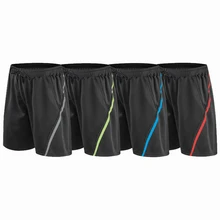 Для мужчин и мальчиков со светоотражающими элементами для детей из дышащие шорты для бега карман на молнии футбол одежда для фитнеса, тренажерного зала джоггеры баскетбольные тренировочные шорты