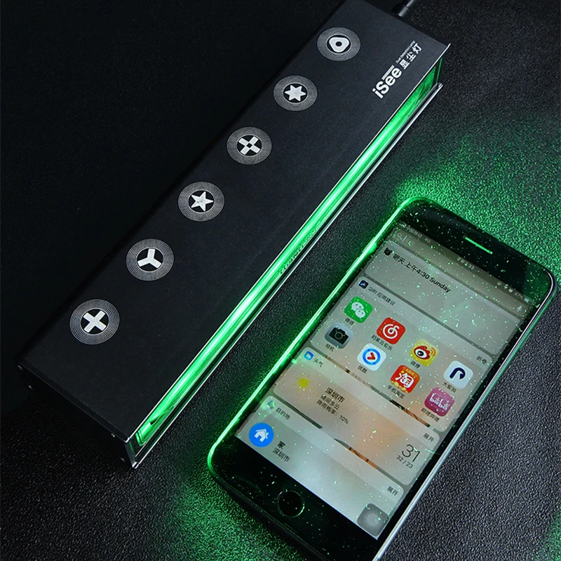 Смартфон ЖК-экран пылеуловитель лампа обнаружения мелких царапин отпечатков пальцев для iPhone iPad samsung Инструменты для ремонта мобильных телефонов
