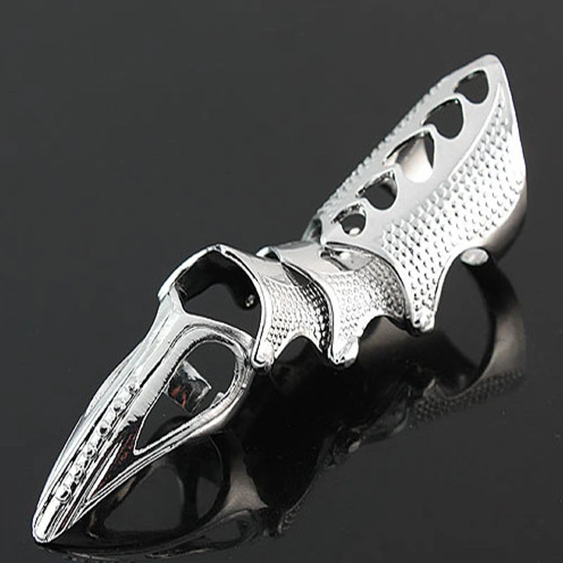 

Rings for Man Hot Fashion Cool Men Gothic Punk Rock Joint Armor Knuckle Full Finger Rings Delicate Jewelry Gift Dec1