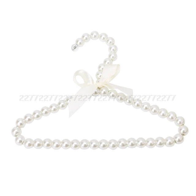 Appendiabiti Per Cani In Legno Con 6 Ganci E Perle - Crema, Per Vestiti Di Animali E Bambini - Foto 9