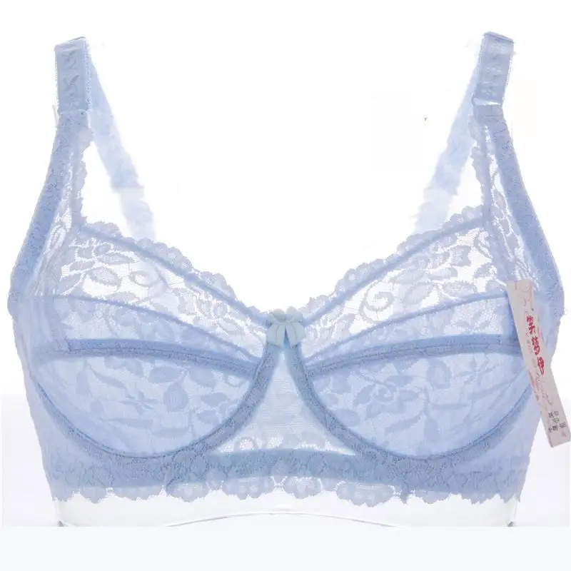 

Mozhini Fashion Women Bra Underwear Sexy Lace Bra big Size Gather Ultra Thin Breathable Adjustable bra Underwear push up Bra