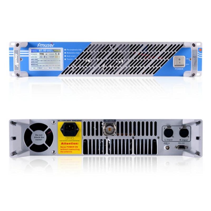 FMUSER FSN 350T 350 Вт 300 сенсорный экран PLL fm радио передатчик трансляции + 2 * DP100 дипольная