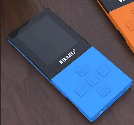 Синий MP3 плеер RUIZU X18 Bluetooth 4,0 Hifi Музыка без потерь спортивные плееры с 8G воспроизведение 130 часов рекордер fm-радио FLAC/APE/WMA - Цвет: Синий