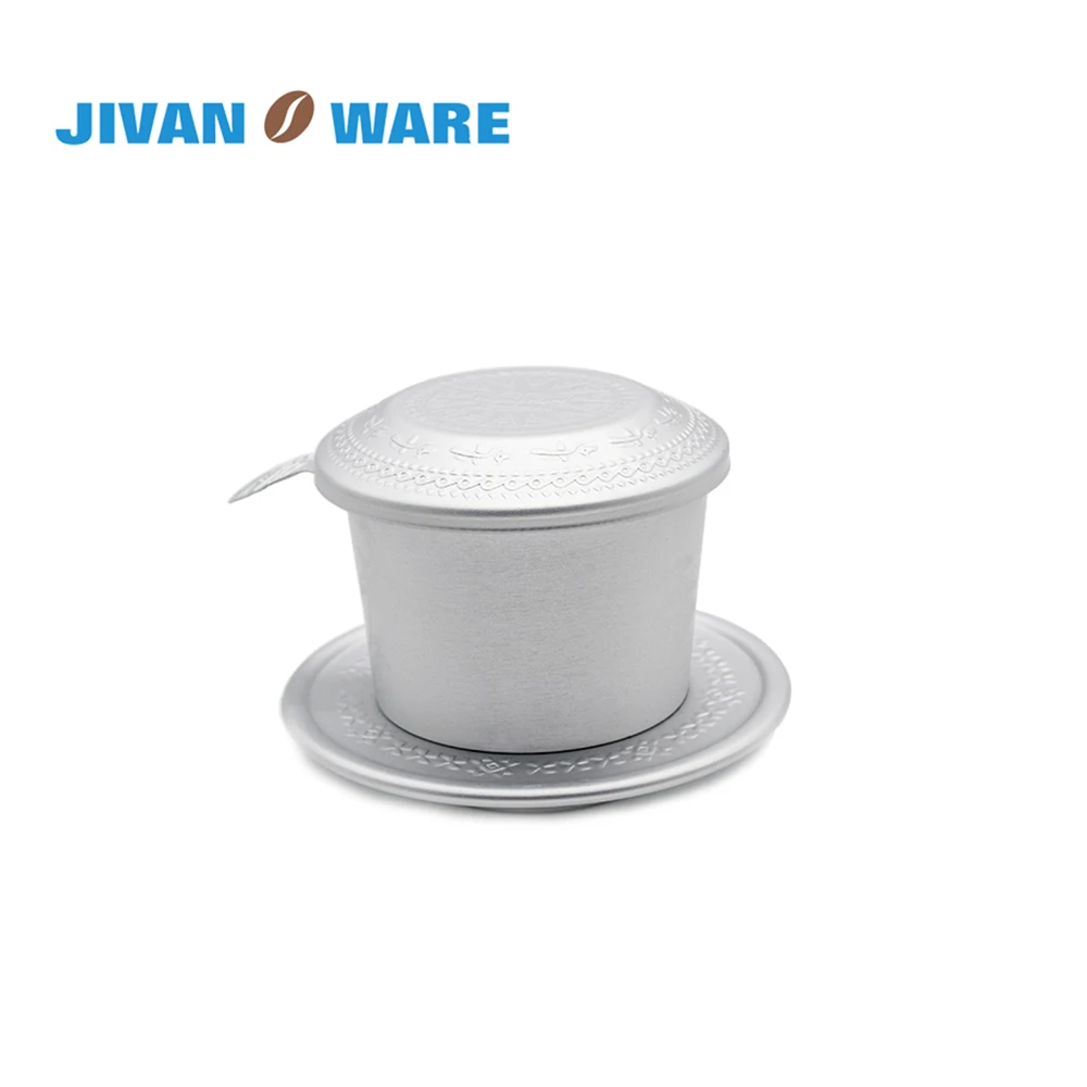 

JIVANWARE Portable Aluminum Vietnam Coffee Dripper Filter Maker High Quality Drip Pot s Tools