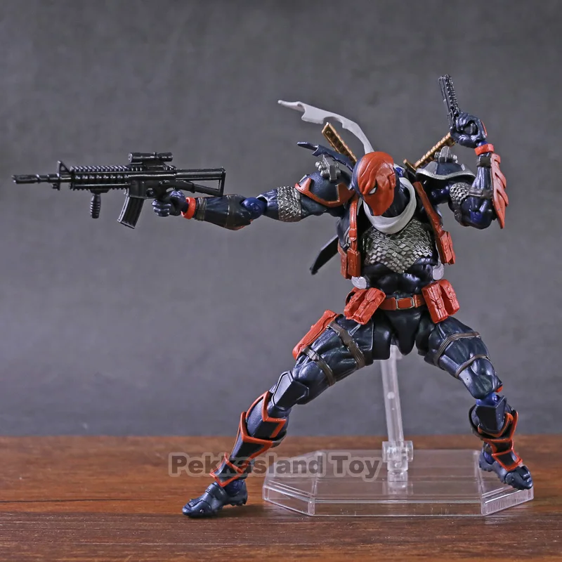 DC Comics Amazing Yamaguchi Revoltech Series NO.011 Deathstroke Figure PVC Death Stroke Action Figu