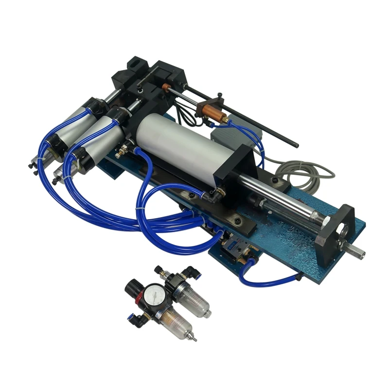  Pneumatic Type Double Layer Wire Peeling Stripping Machine Wire Stripper Cable Strip Length 300mm C