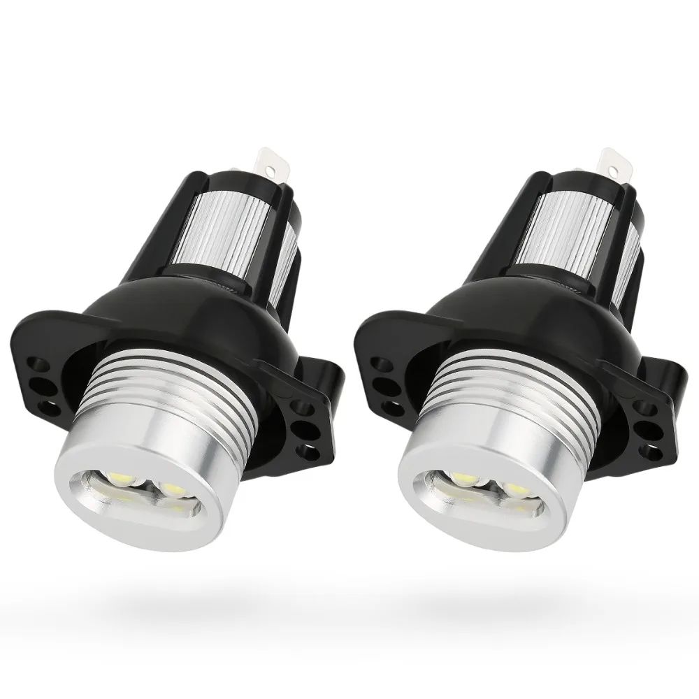 2 pcs 6W Led Angel Eyes Light Bulb LED Parking Lights Rings Angel Eyes Marker Light 12V for BMW