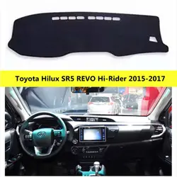 TAIJS автомобиль крышка приборной панели коврик с рельефом Dashmat Черный Ковер Крышка для Toyota Здравствуйте lux SR5 4x4 Здравствуйте lux REVO