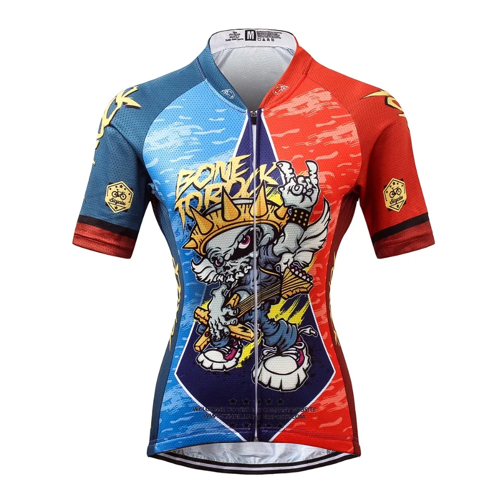 

THRILLER RIDER SPORTS TRS-W0010 Womens Cycling Jersey Cycling Clothing Bike Shirt Size S to 5XL