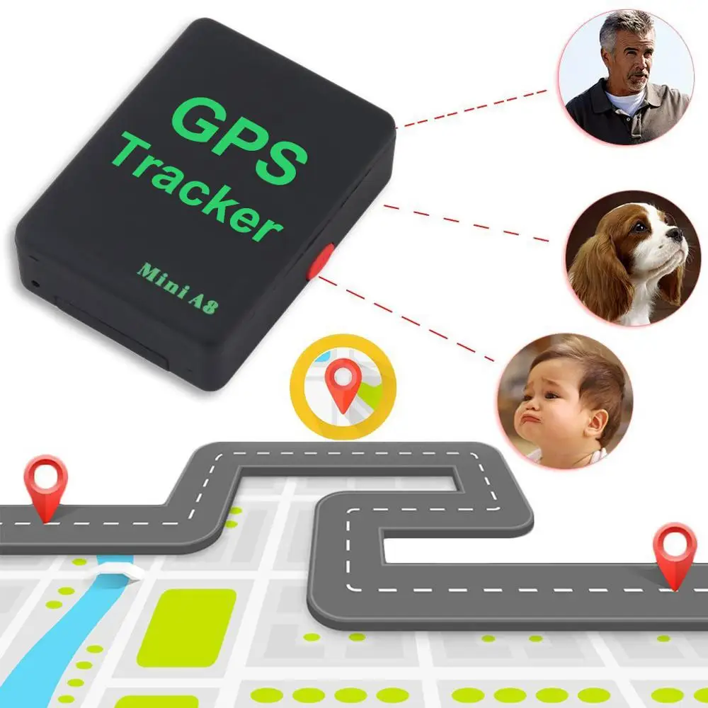 

Mini A8 Kids GPS Tracker Locator Google map Real Time Old Men Child Pet Car GSM/GPRS/LBS Tracking SIM Card Baby SOS Button Alarm