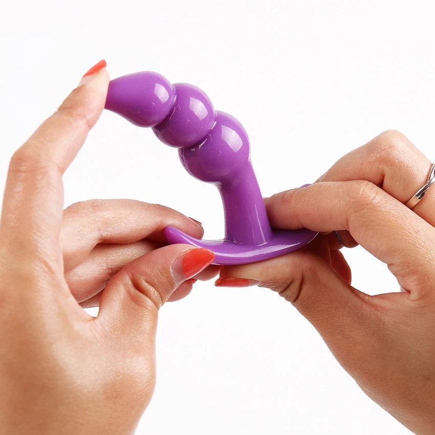 1PC Anal Plug Jelly Toys Real Skin Feeling Adult Sex Toys Sex Products Butt Plug Juguetes for Men Women 2 Style