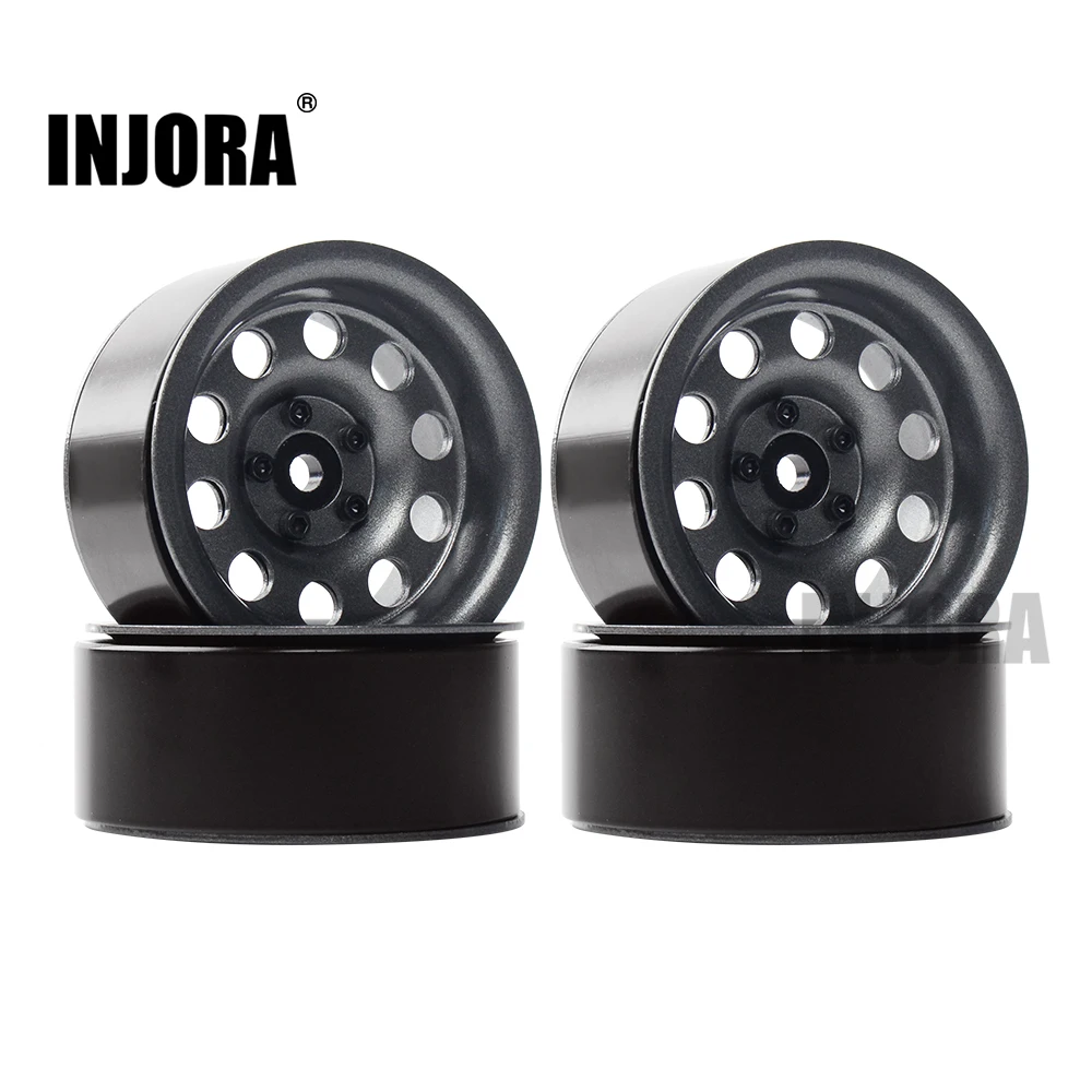 1.9/" Alloy Metal Beadlock Wheel Rim For Axial SCX10 CC01 D90 1//10 RC Crawler #2