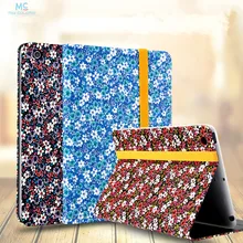 High Quality Flip PU leather Cases For Apple IPad Mini 1 2 3 Case Colourful Flowers Tablet Stand Smart Cover for iPad mini 3 2 1