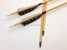 Free shipping High quality 30″ wood carbon camo arrow for outdoor archery bow, for hunting&shooting, 12pcs/lot