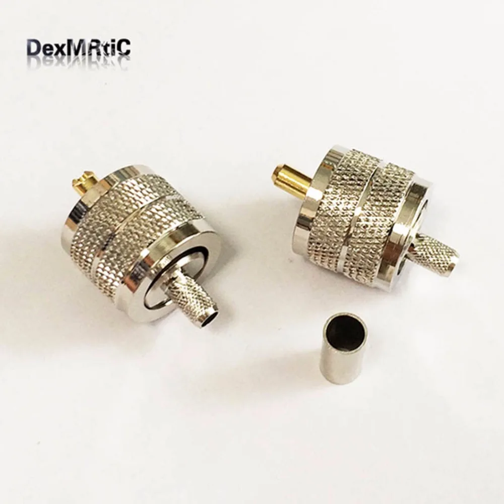 UHF male RF coaxial connector