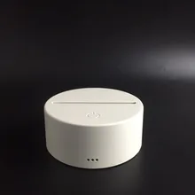 80*4 мм usb-кабель Touch Цоколи для 3D светодиодный ночной Светильник Замена 7 цветов Цвет Фул светильник база