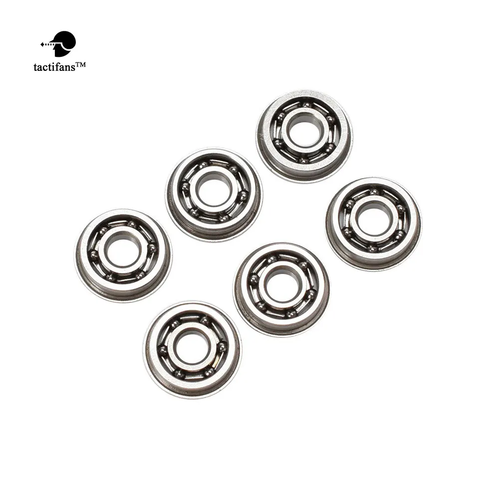TACTIFANS 6/7/8/9mm Stainless Steel Ball Bearing Bushings 6pcs for