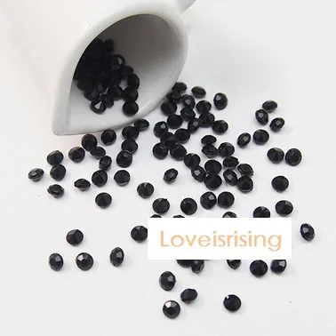 24 цвета pick-10000 шт = 1 лот 4,5 мм(1/3 карата) черный бриллиант Конфетти Свадебные сувениры Аксессуары для декорации стола- новое поступление - Цвет: black