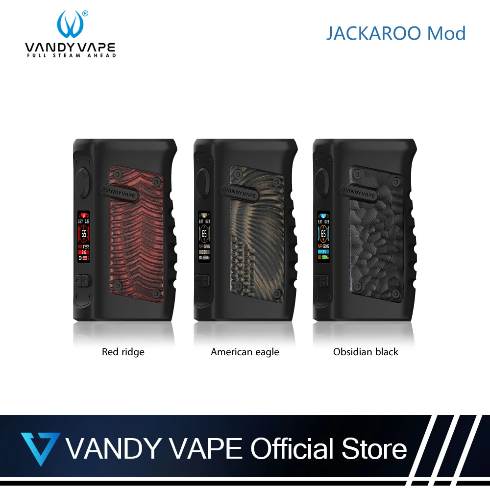 Vandy vape JACKAROO Mod SUBTANK система совместимый с JACKAROO бак распылитель Водонепроницаемый без одной батареи 18650/21700