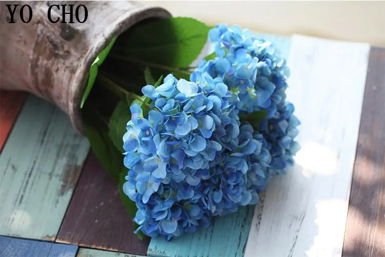 Artificial Flower Hydrangea 5 Heads Peony Bridal Bouquet Silk Flower For wedding Valentine's Day Party home DIY Decoration (3)