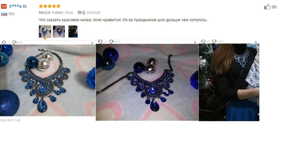 PPG& PGG в богемном стиле массивная цепочка для женщин с синими кристаллами в виде капли с кисточкой ожерелья и подвески ювелирные изделия