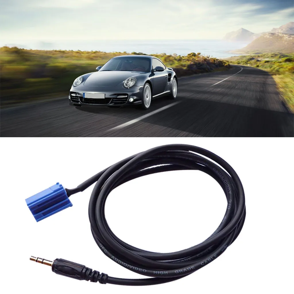 

Car Radio Auto Accessories Audio MP3 Player Auxiliary Adapter Cable AUX In Becker CD For Porsche Aux Cable Car Accessories