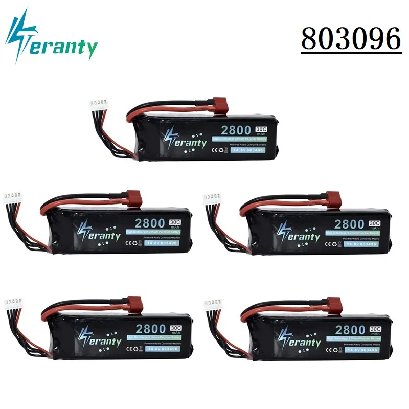 Lipo батарея для FT010 FT011 2800mah 14,8 V батарея RC 4S 14,8 V 30C 803496 RC лодка RC вертолет самолеты автомобиль Квадрокоптер 14,8 v